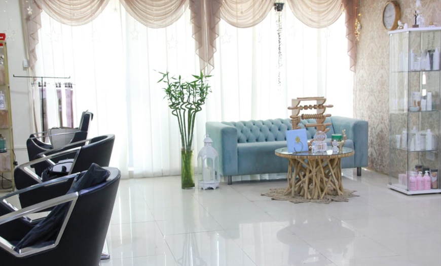 Image 2: Mani-Pedi, Blowdry & Russian Nail Extensions