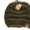 Image 11: Cheveux Corp. Women's Solid Classic CC Beanie
