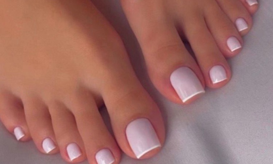 Image 5: Manicure, Gel X, Pedicure, Poly Gel Nails, Small Box/Knotless Braids
