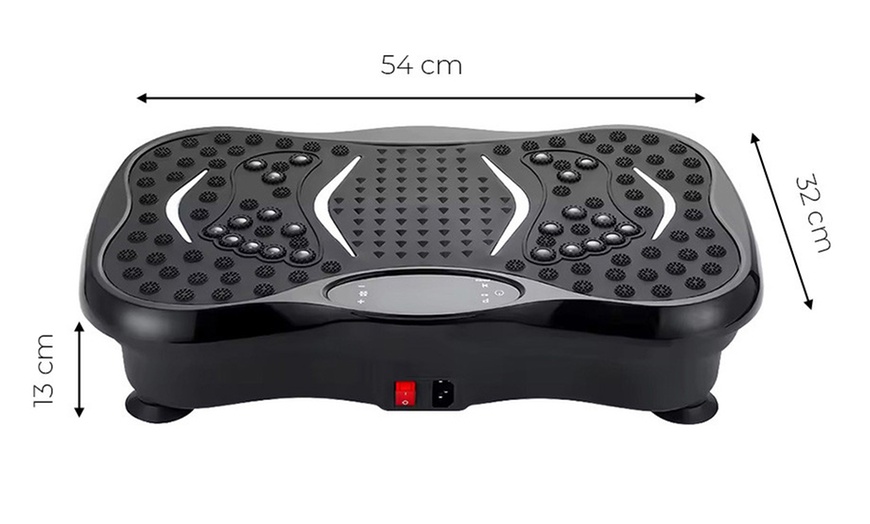 Image 3: Plataforma para hacer ejercicio con vibración y bandas de resistencia