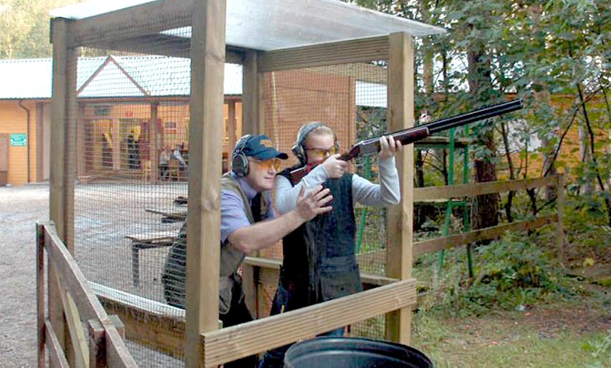Image 1: For One, Two, or Four: Clay Pigeon Shooting Session with 25 Shots and a One-Year Membership (Up to 70% Off)
