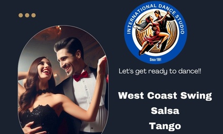 One week of dance classes. - International Dance Studio Miami, Florida