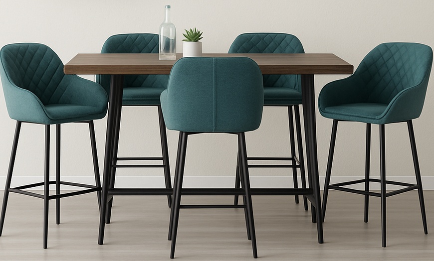 Image 9: Set of Two DS Living Florence Bar Stools