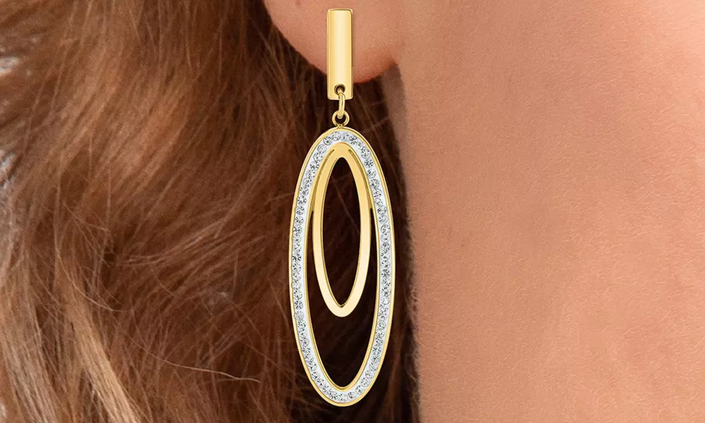 Sc Crystal Paris women jewellery Earrings