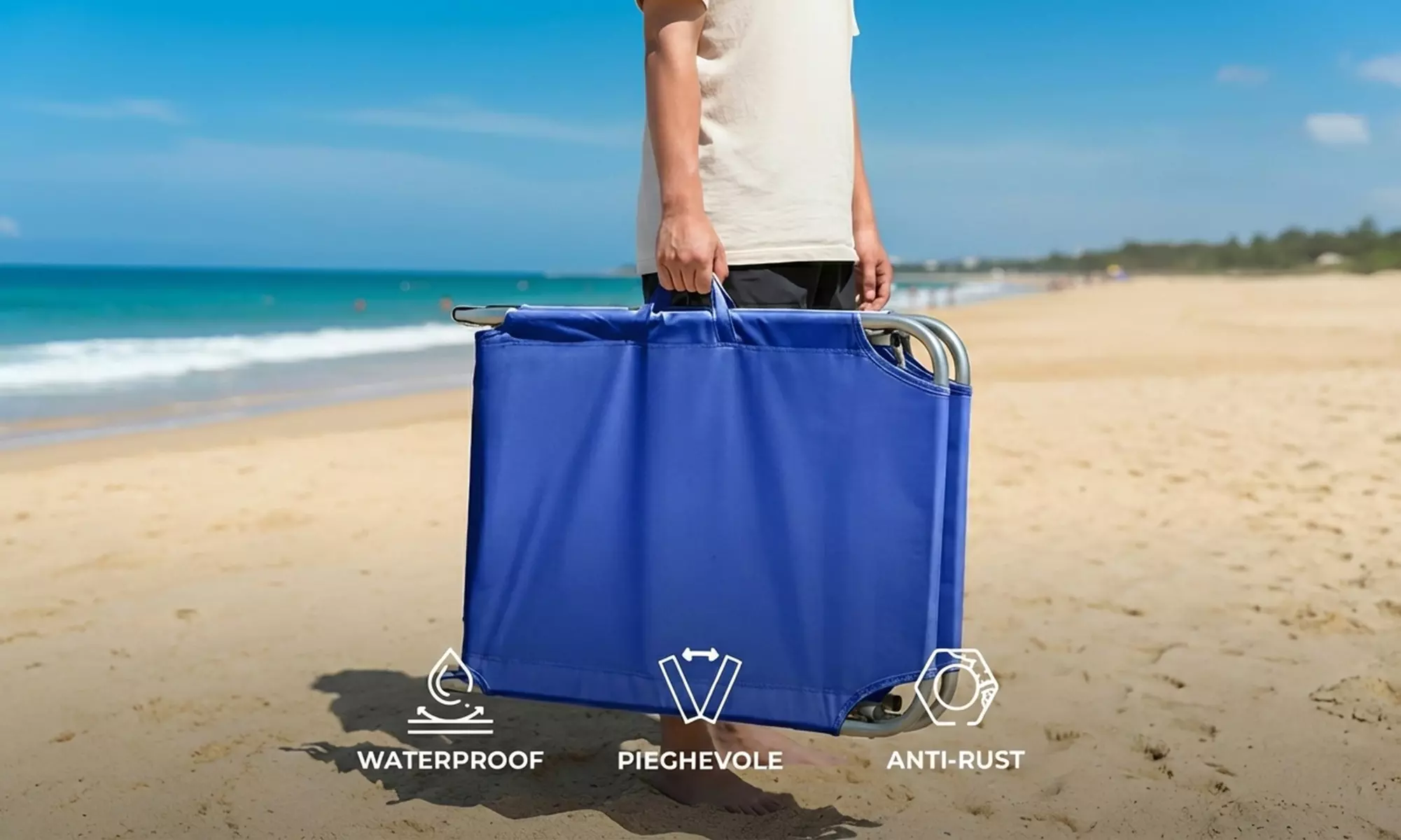 Coppia di lettini prendisole Valparaiso