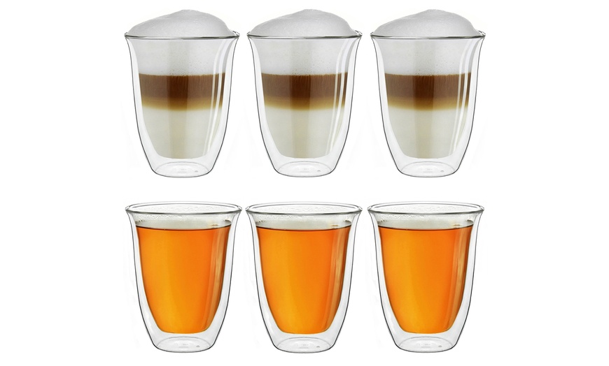 Image 6: Coffret cadeau avec 4 ou 6 verres à double paroi de la marque Creano