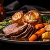 Image 2: Enjoy a Sunday Roast Lunch w/ Dessert & Beer or Wine for 1, 2, 3 or 4 