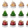 Image 3: Set van 18 kersttheelichtjes met 3D-design