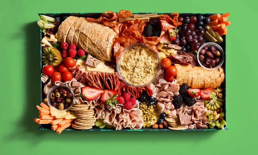 Image 1: Indulge w/ 1x, 2x or 3x Large Gone Grazy 'Classic' Charcuterie Board 