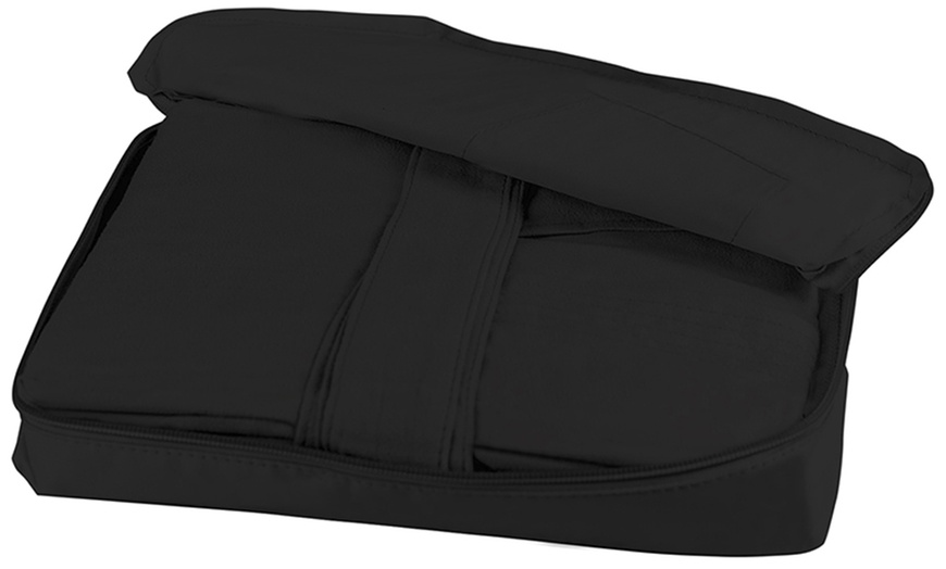 Image 36: Sneldrogend microfiber badjas met capuchon