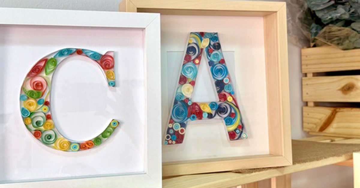 Taller virtual de quilling con vino y picoteo para 1 o 2 personas en Madrid