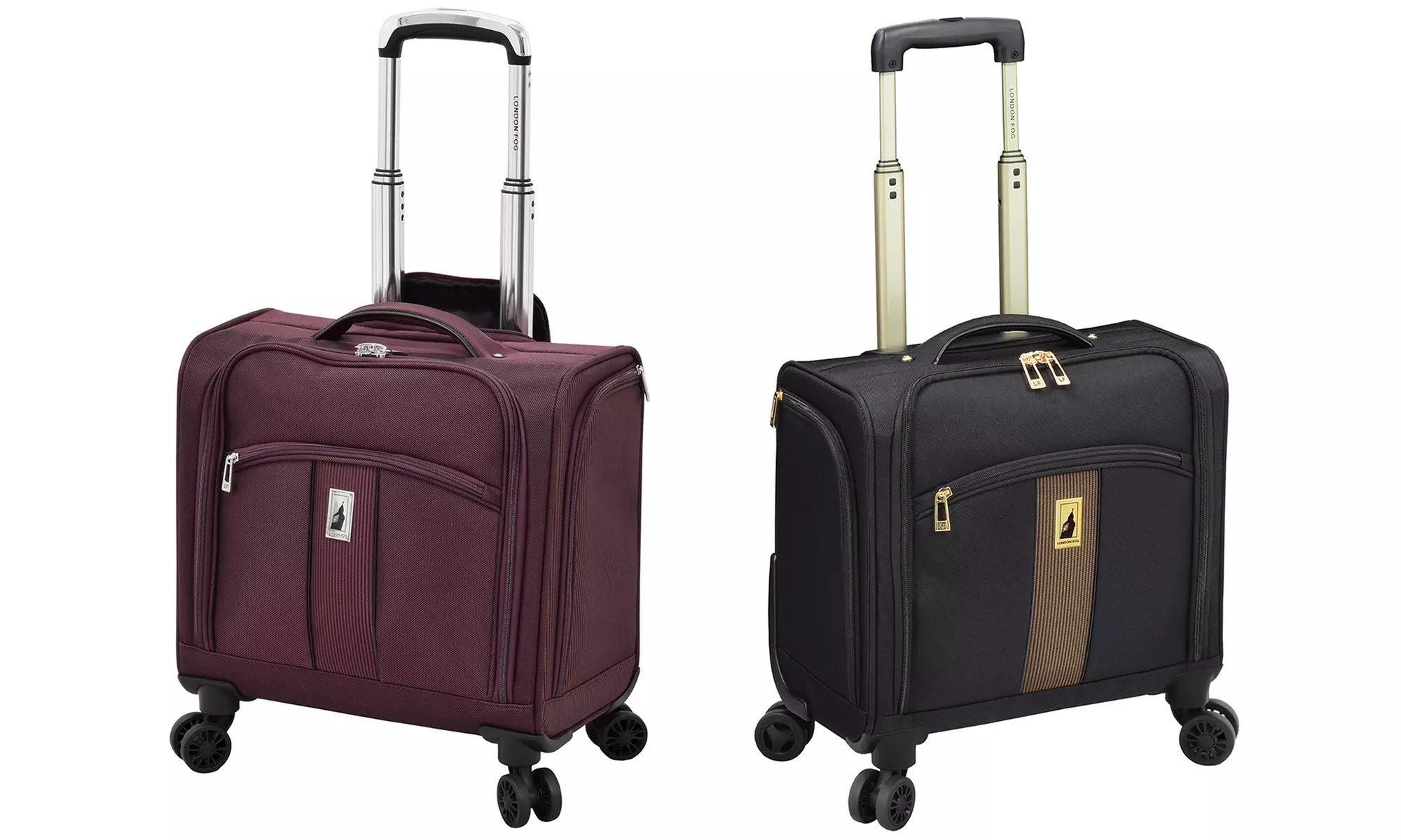 London Fog Langley Softside 15" 8-Wheel Underseat Carry-On Luggage - Primary Image