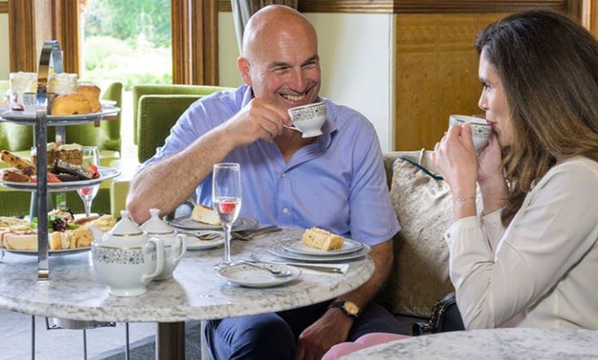 Image 1: Afternoon Tea for 2 or 4 with Pimm’s or Prosecco & Grounds Entry