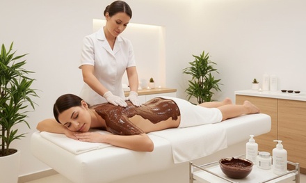 Ritual de chocolaterapia con masaje con aromaterapia, exfoliación y envoltura - Renova Spa