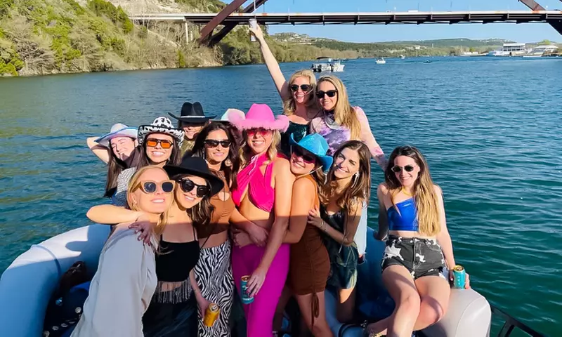 4-Hour 14/20 Person Pontoon on Lake Travis or Lake Austin, Up to 10% Off - Second Medium