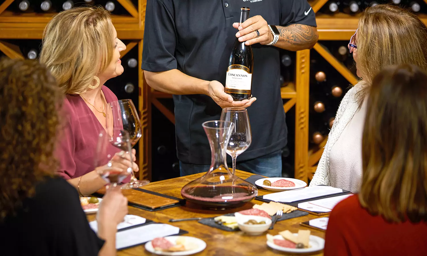 Wine Tasting w/ Chocolate Pairing for Two or Four w/ or w/o Bottle