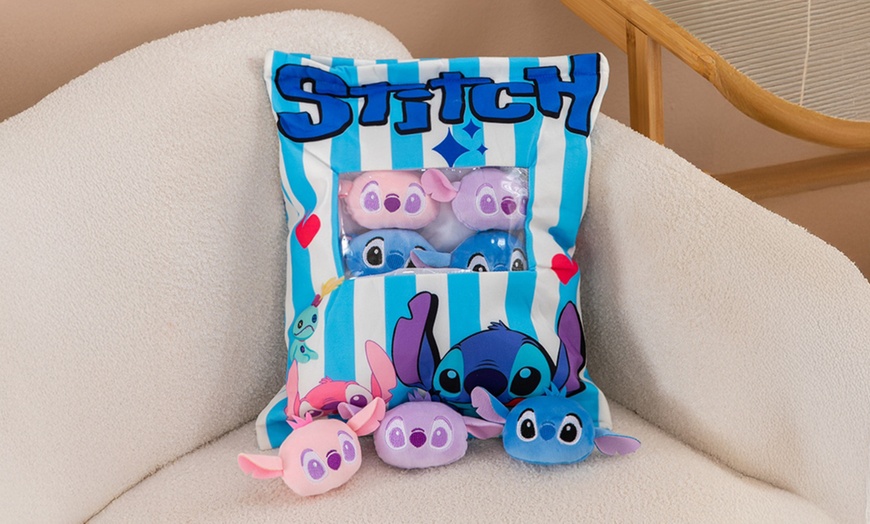 Image 2: Cute Cartoon Plush Stuffed Back Cushion