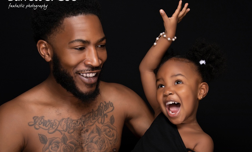 Image 10: Father & Kids Photoshoot I 8'' x 6'' Print I Barrett & Coe Studios