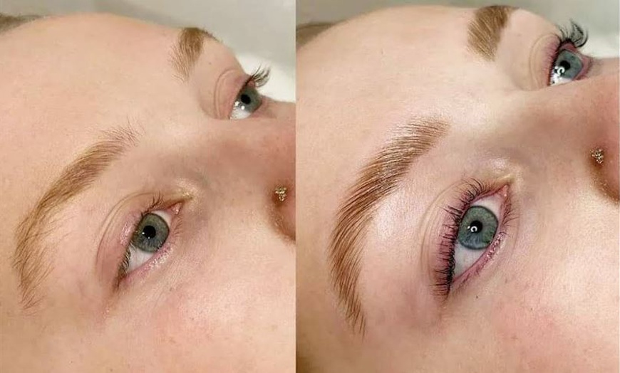 Image 11: Eyelash lift or Brow lamination with tint at Zee Beauty And Nails Spa