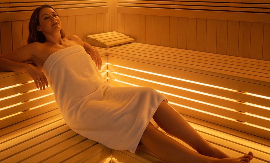 Image 1: Refresh with One, Three, or Five 30 Minute Sauna Sessions