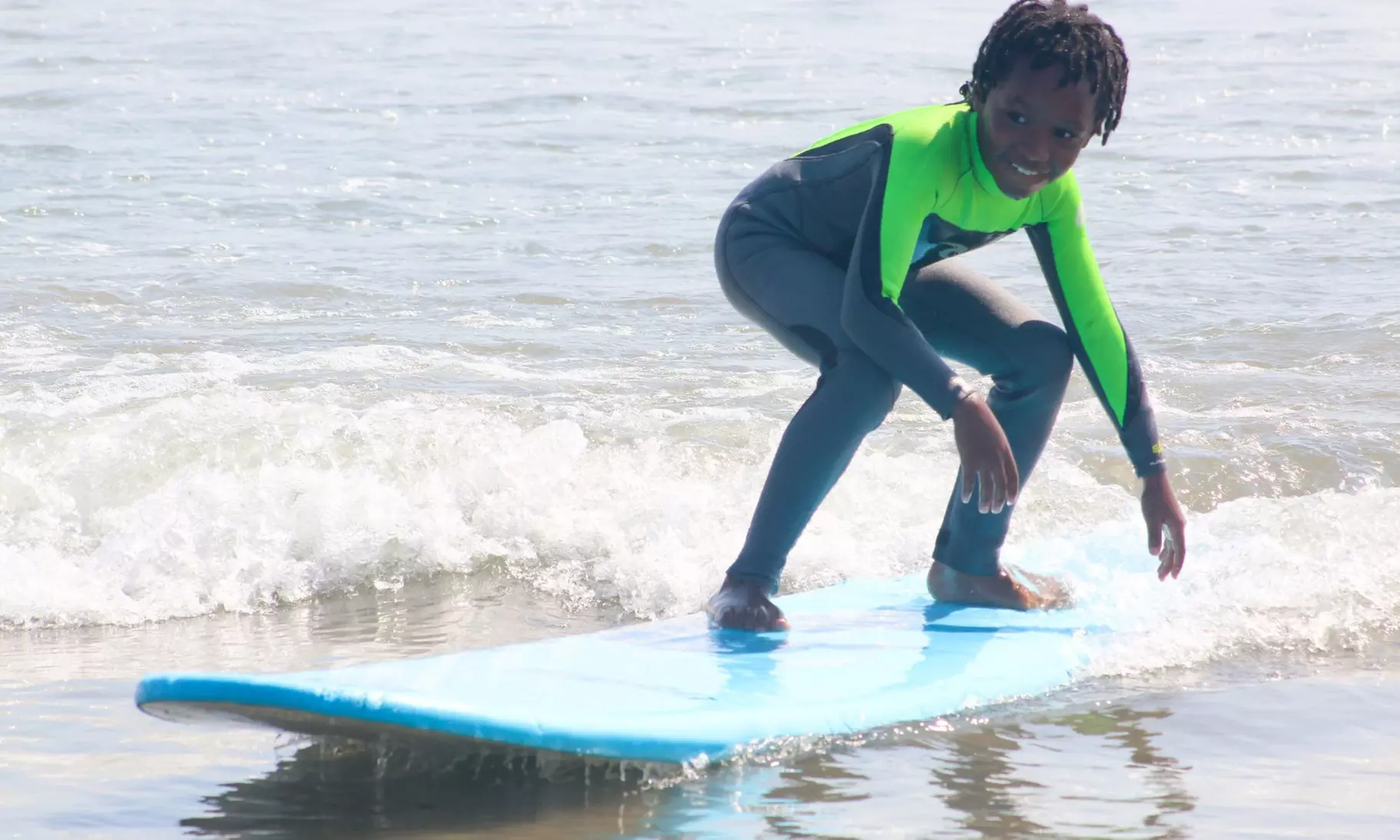 Learn to Surf with 90-Minute Lessons with Board & Wetsuit Rentals