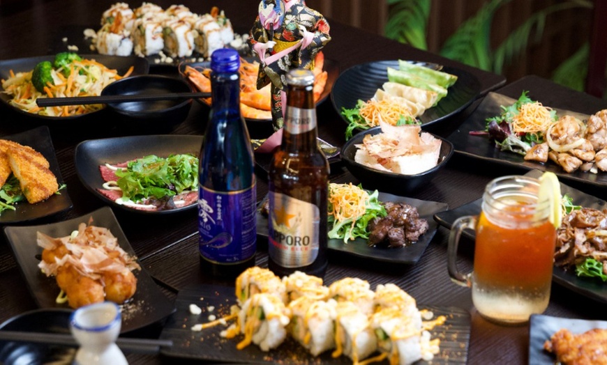 Image 1: 15 Course Platter Japanese Degustation w/ Dessert & Sake for 2, 4, 6