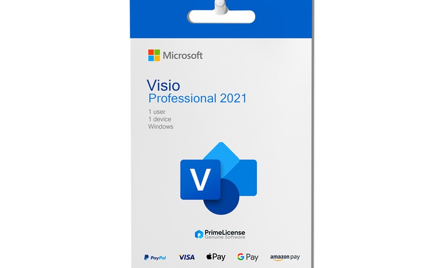Image 4: Microsoft Visio & Project Pro 2024/2021 Lifetime Licenses Bundle
