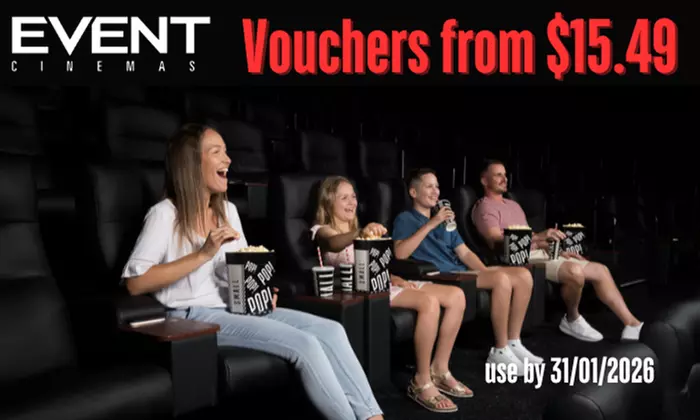 Event Cinema eVouchers Price Drop Sale