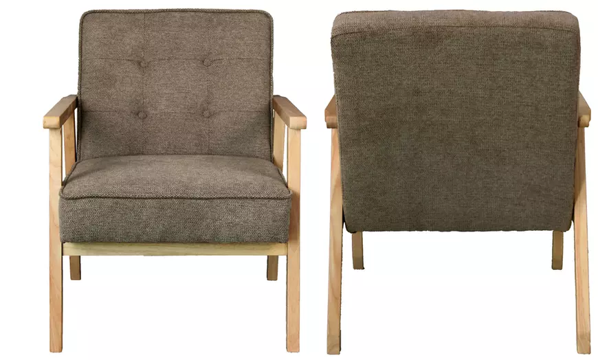 Image 20: Fauteuil "Doug" de Doosense, tissu et coloris au choix