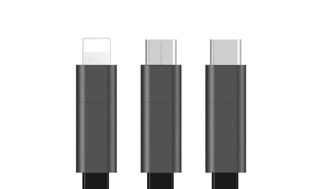 1 o 2 cavi caricabatteria per smartphone Oem, disponibili in 3 modelli e 2 colori