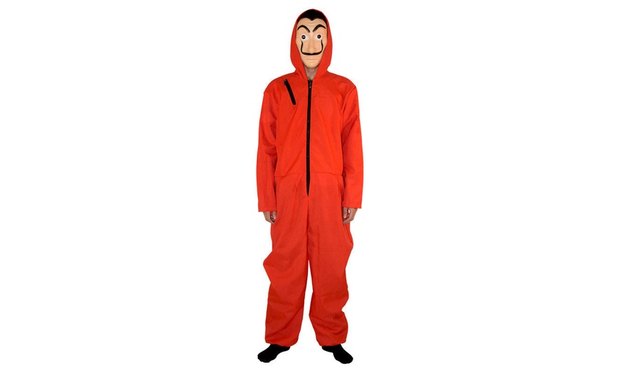 Image 4: Money Heist Masks and Jumpsuits Selection