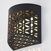Image 4: Moroccan Solar Wall Lights - 4 Pack, Warm White LED