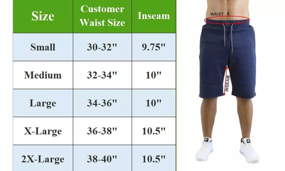 Men's Tech Fleece Jogger Shorts With Long Zipper Side Pocket (Sizes, S-2XL)