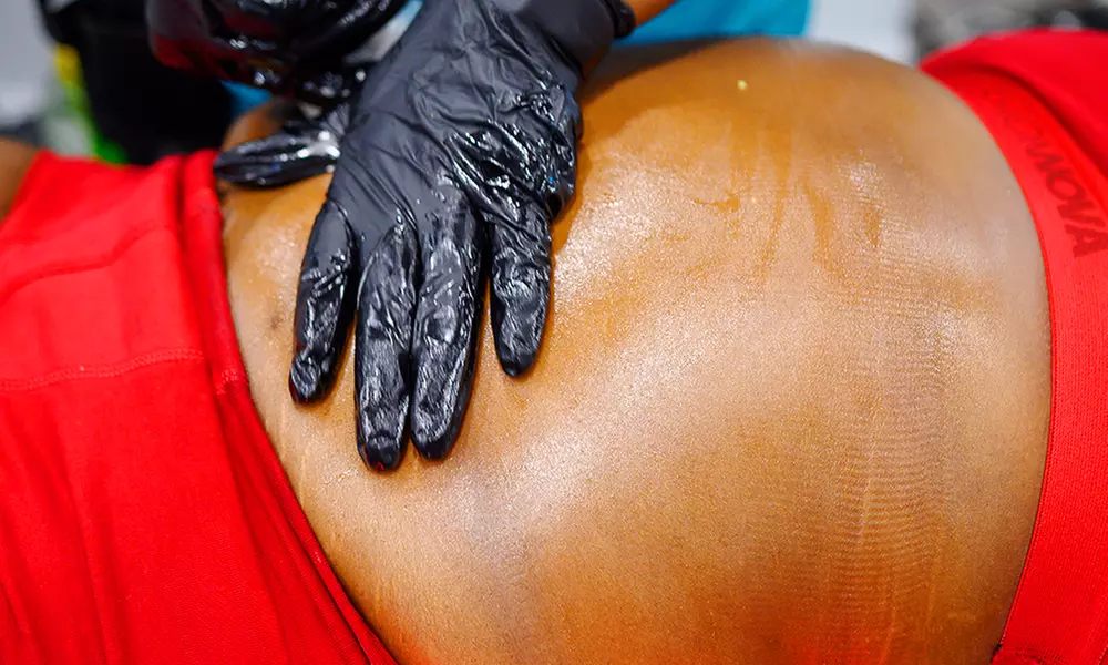 One Body Contouring Session or One Body Wrap + Sauna Blanket Combo