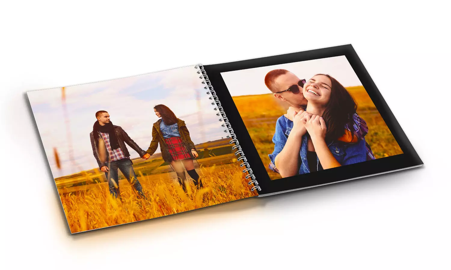 Custom Spiral Vinyl Photobooks (Up to 78% Off) from $4.99 in sizes 8”x8” & 8.5”x11” by Printerpix  - Second Medium