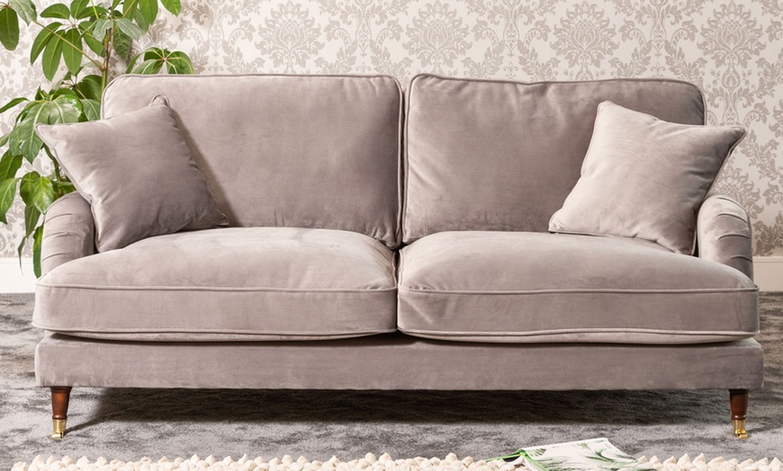 Image 9: Callaway Velvet Sofa Selection