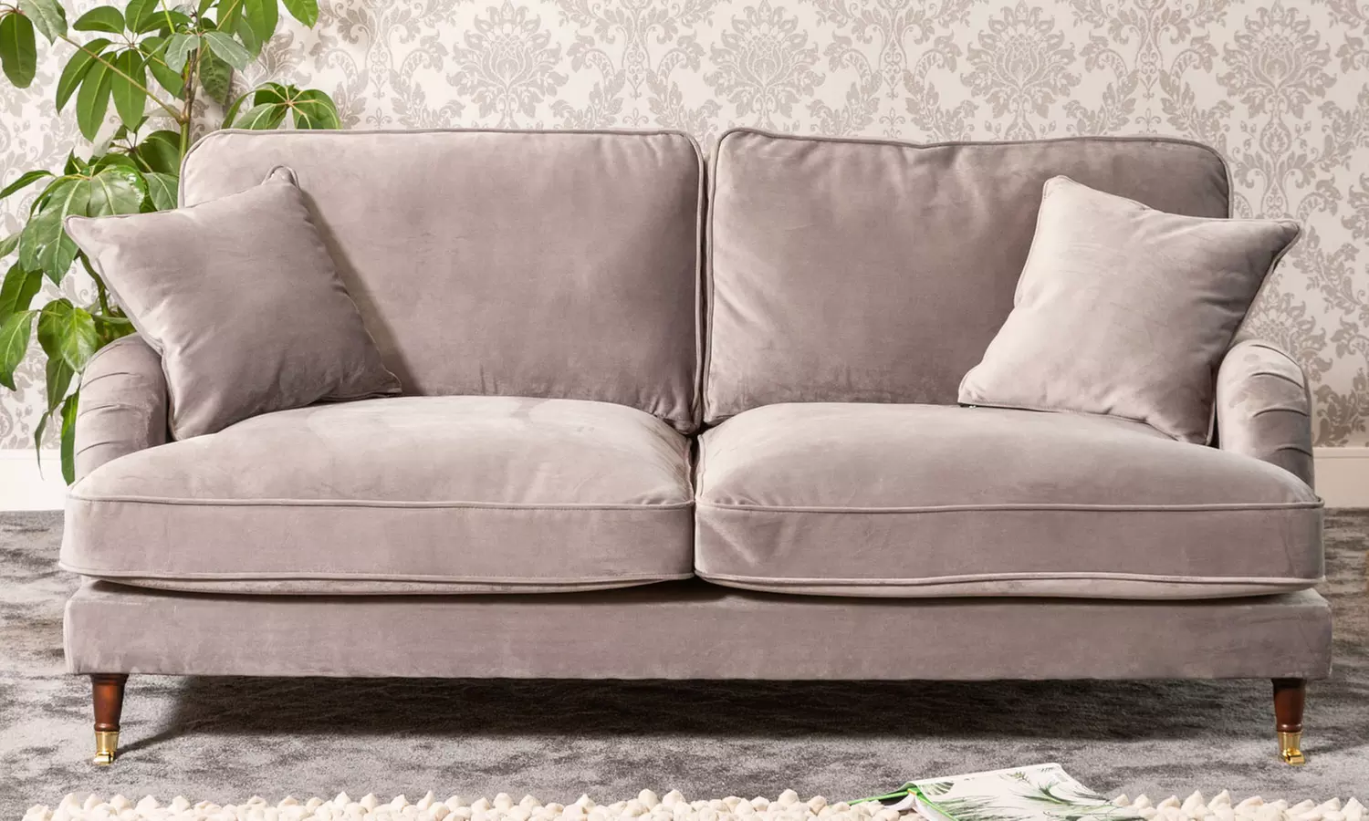 Callaway Velvet Sofa Selection