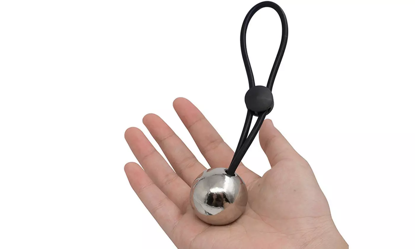 Silicone Ball Penis Extender Enlarger Stretcher Strap Ball Weight Ring