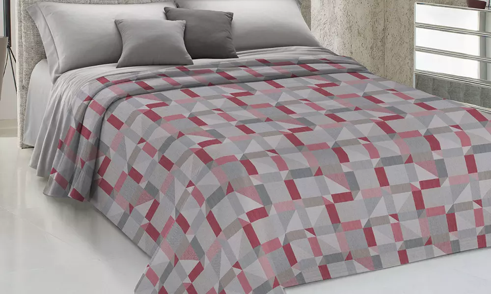 Copriletto Pensieri Delicati 100% cotone Made in Italy