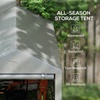 Image 12: Outsunny Portable Garden and Bike Storage Shed