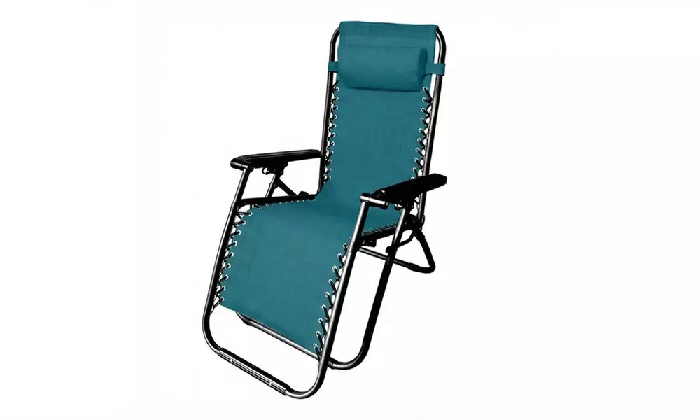 Sedia zero Gravity reclinabile con cuscino