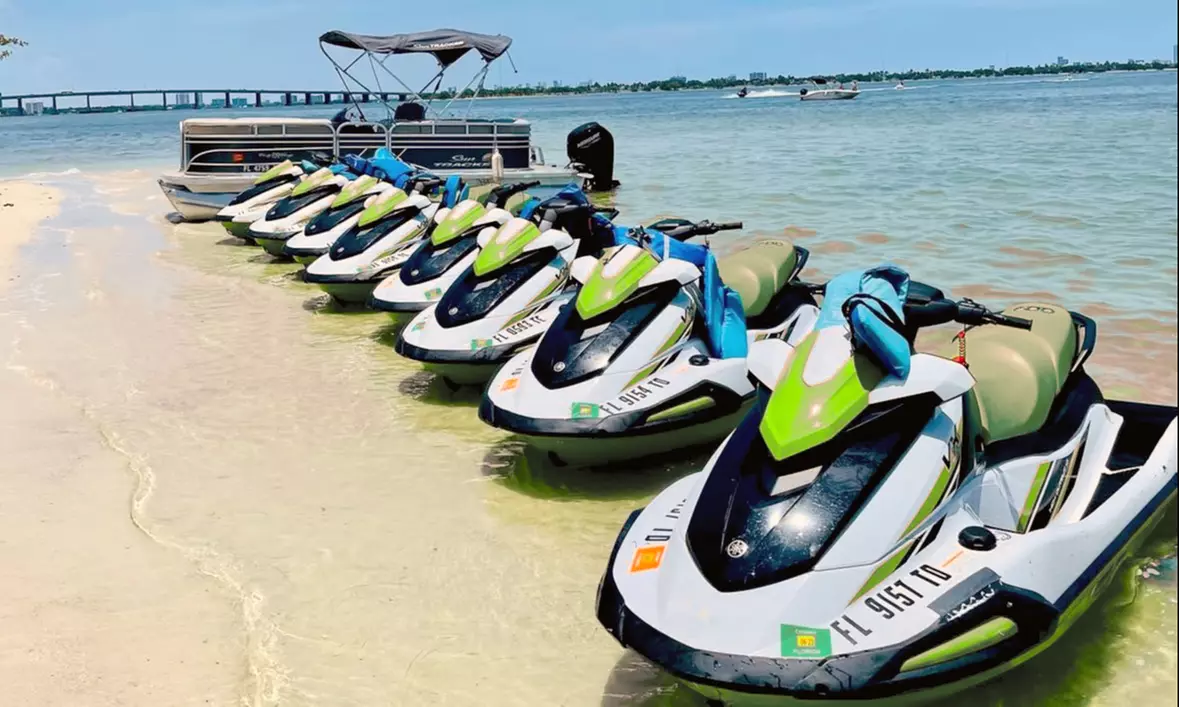Thrilling Jet Ski Experience for up to Three in Miami Beach