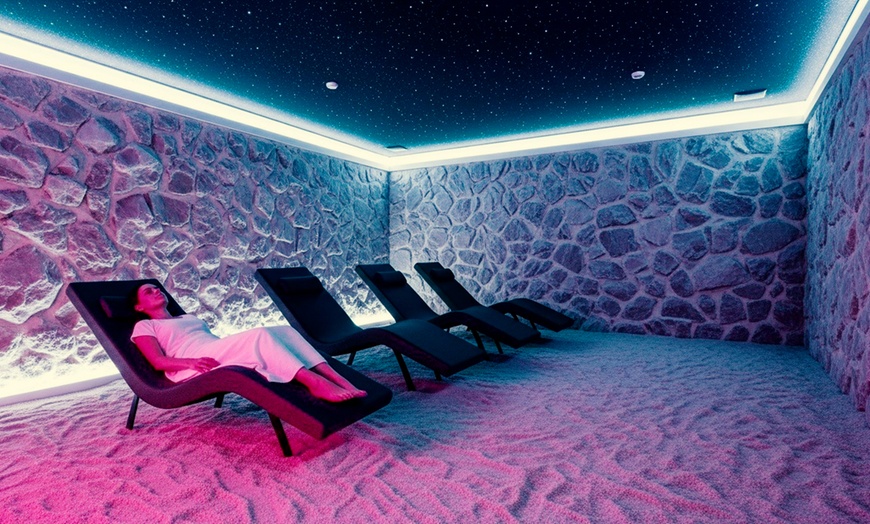 Image 2: 1, 2, 3, or 4 Sessions of Infrared Sauna, Salt Room, or Combo 