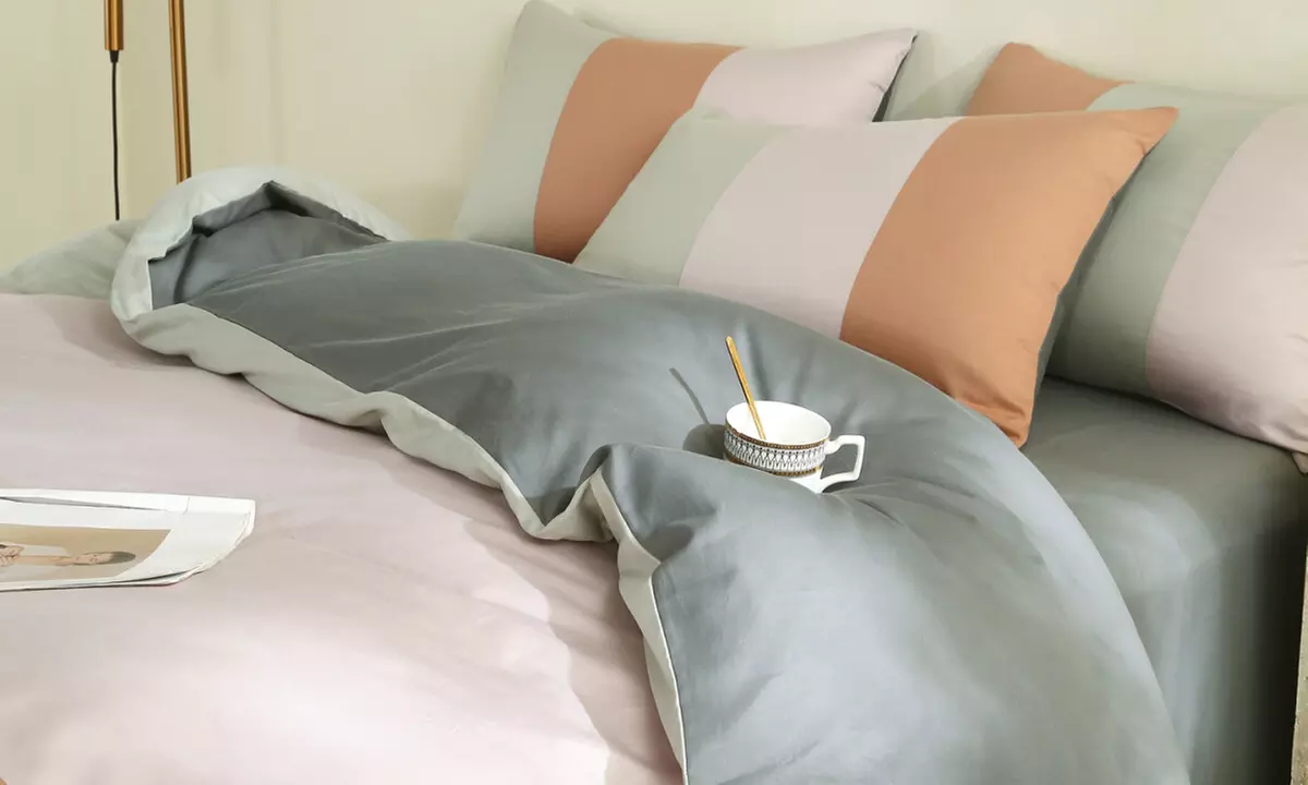 Reversible Pure Cotton Pillowcase Pair