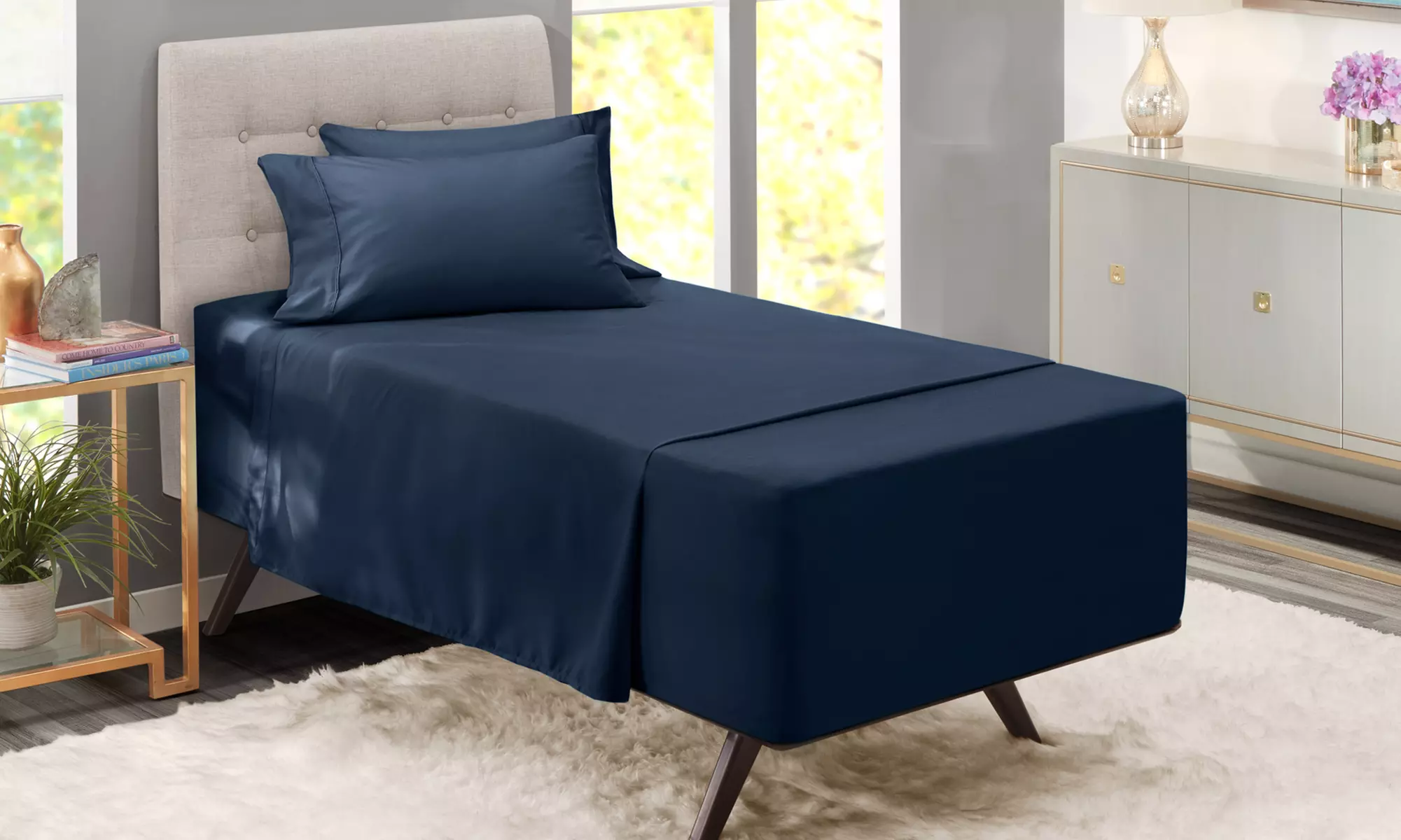 Nestl Extra Deep Pocket Sheets - 18-24 Inch Fitted Bed Sheet Set - 6 Piece