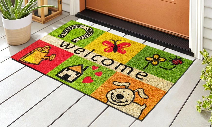 Image 56: Zerbino in cocco con retro antiscivolo