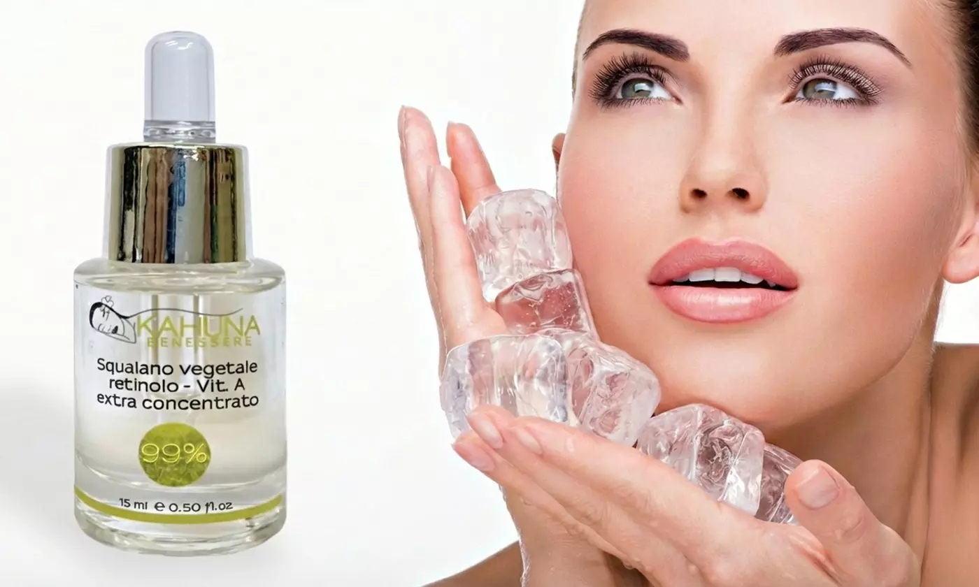 Fino a 3 sieri allo squalano vegetale e retinolo 99% Kahuna Benessere