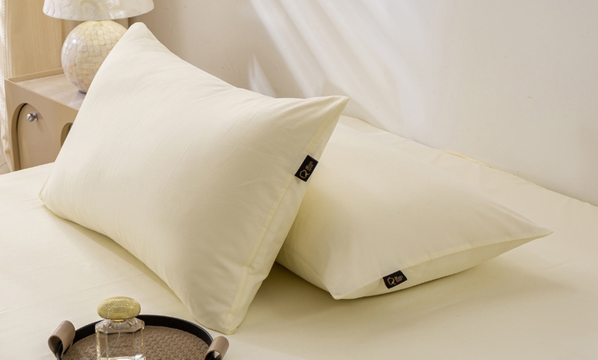 Image 12: Pure Long Staple Cotton Pillowcase Duo
