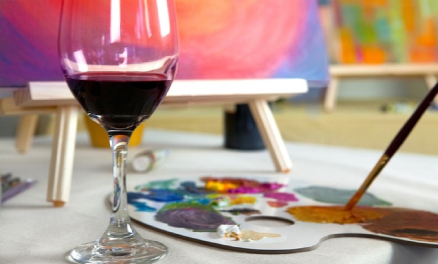 Image 3: Wine and Paint in Dumbo, Brooklyn