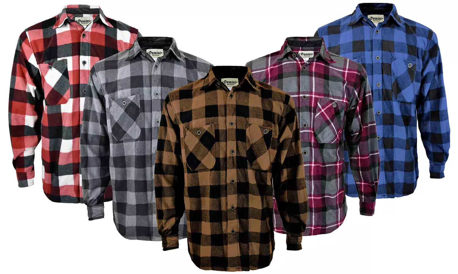 Men's Wrinkle-Resistant Button Down Fleece Shirt (2-Pack) - Primary Image